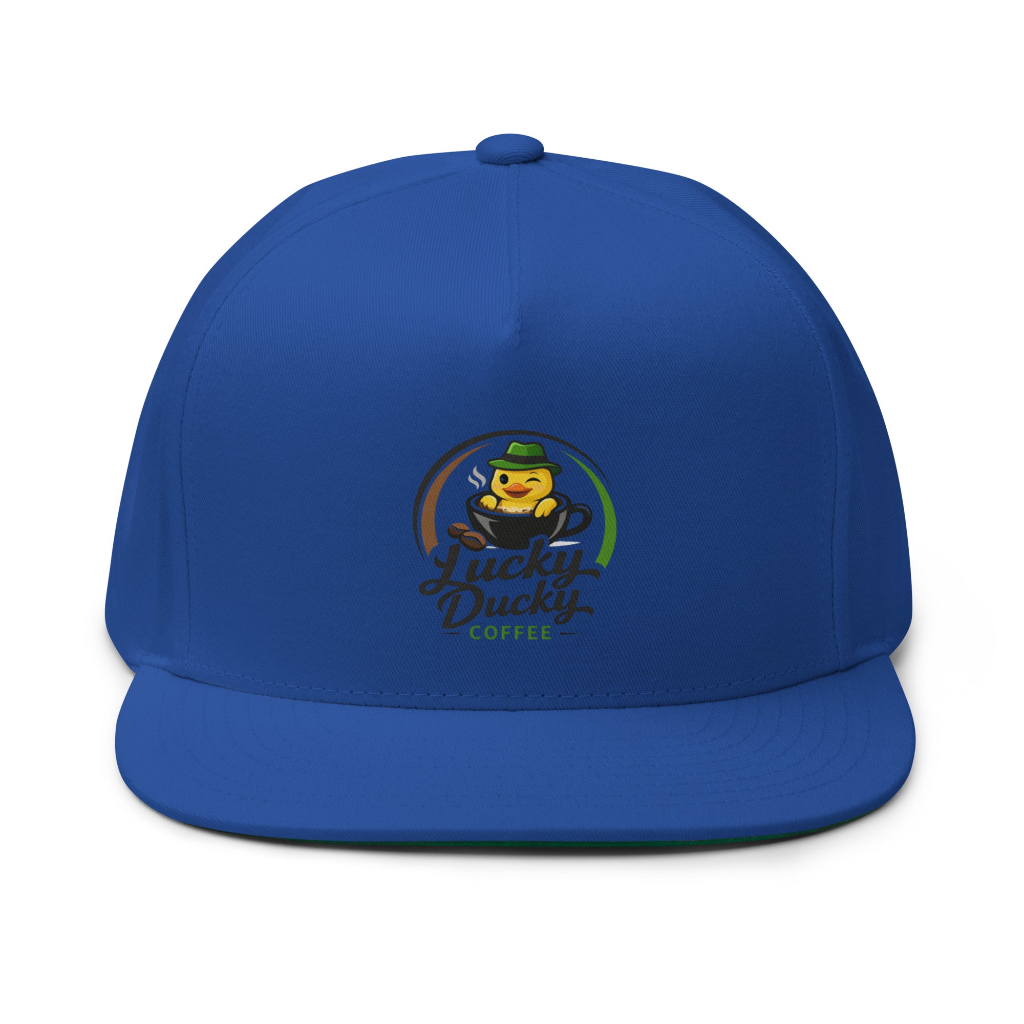 Lucky Ducky Flat Bill Cap - Lucky Ducky Coffee - Palm Springs