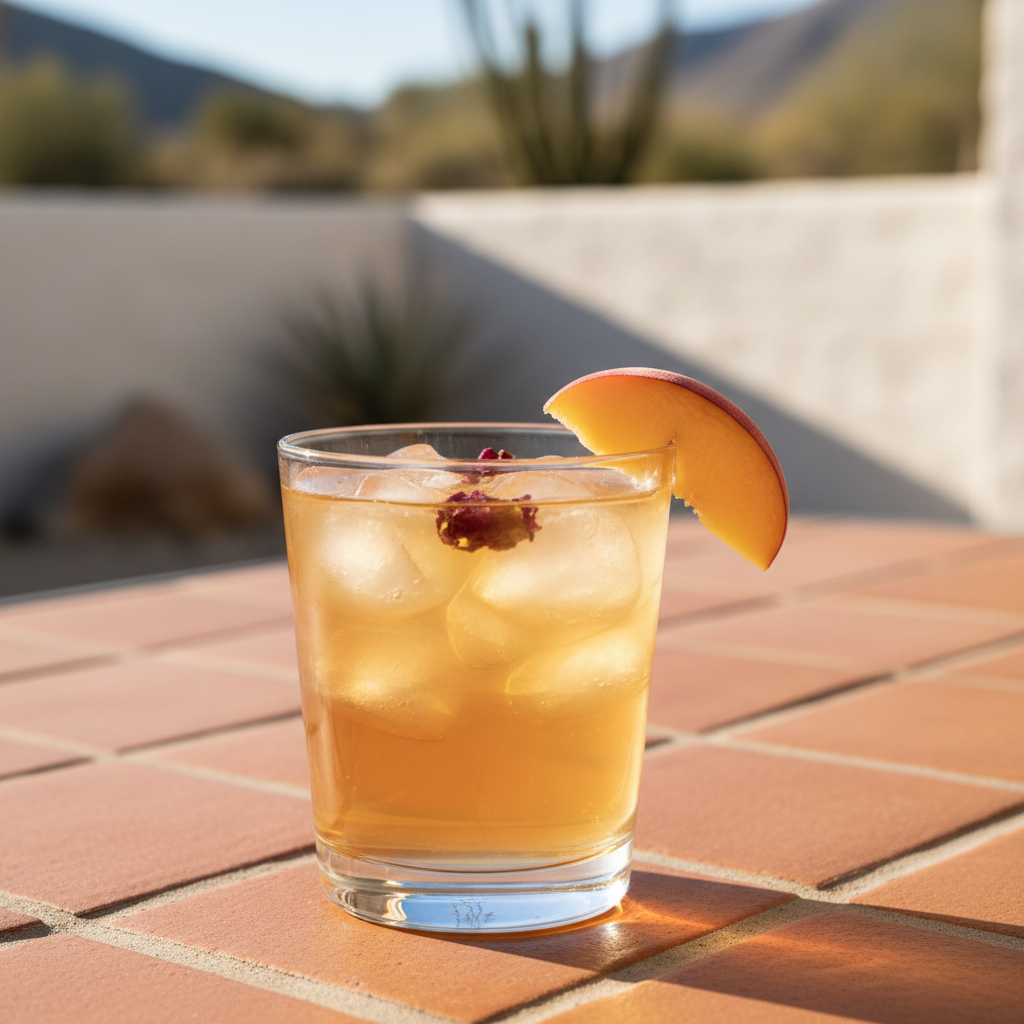 Peach Paradise - Lucky Ducky Coffee - Palm Springs
