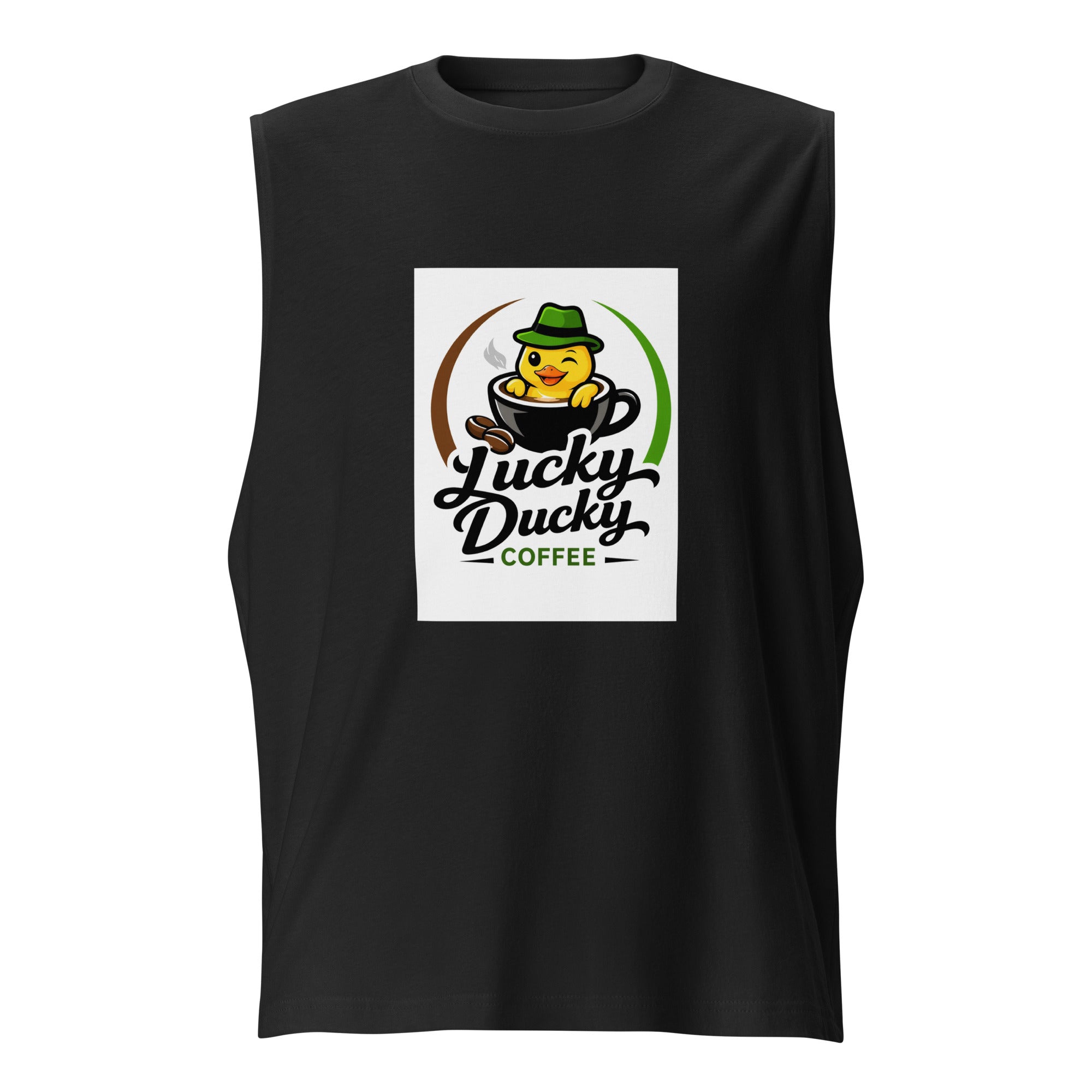 Lucky Ducky Muscle Tank - Lucky Ducky Coffee - Palm Springs
