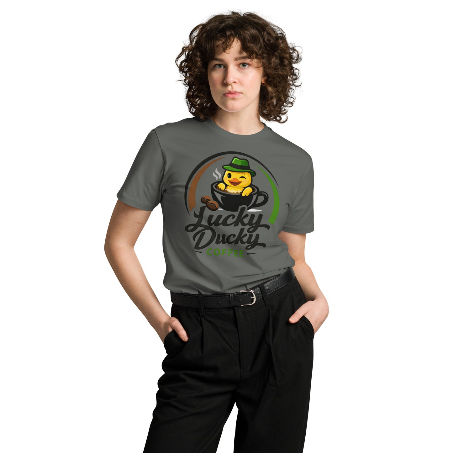 Lucky Ducky Premium Tee - Lucky Ducky Coffee - Palm Springs