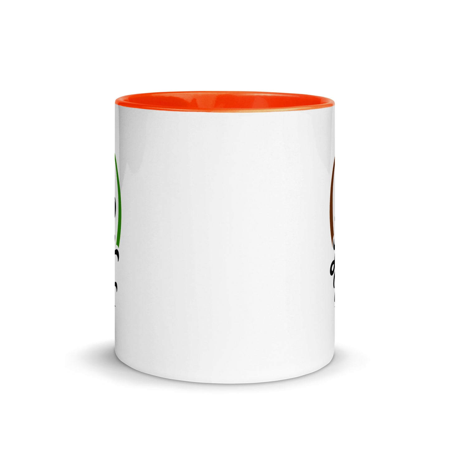 Lucky Ducky Orange Accent Ceramic Mug - Lucky Ducky Coffee - Palm Springs