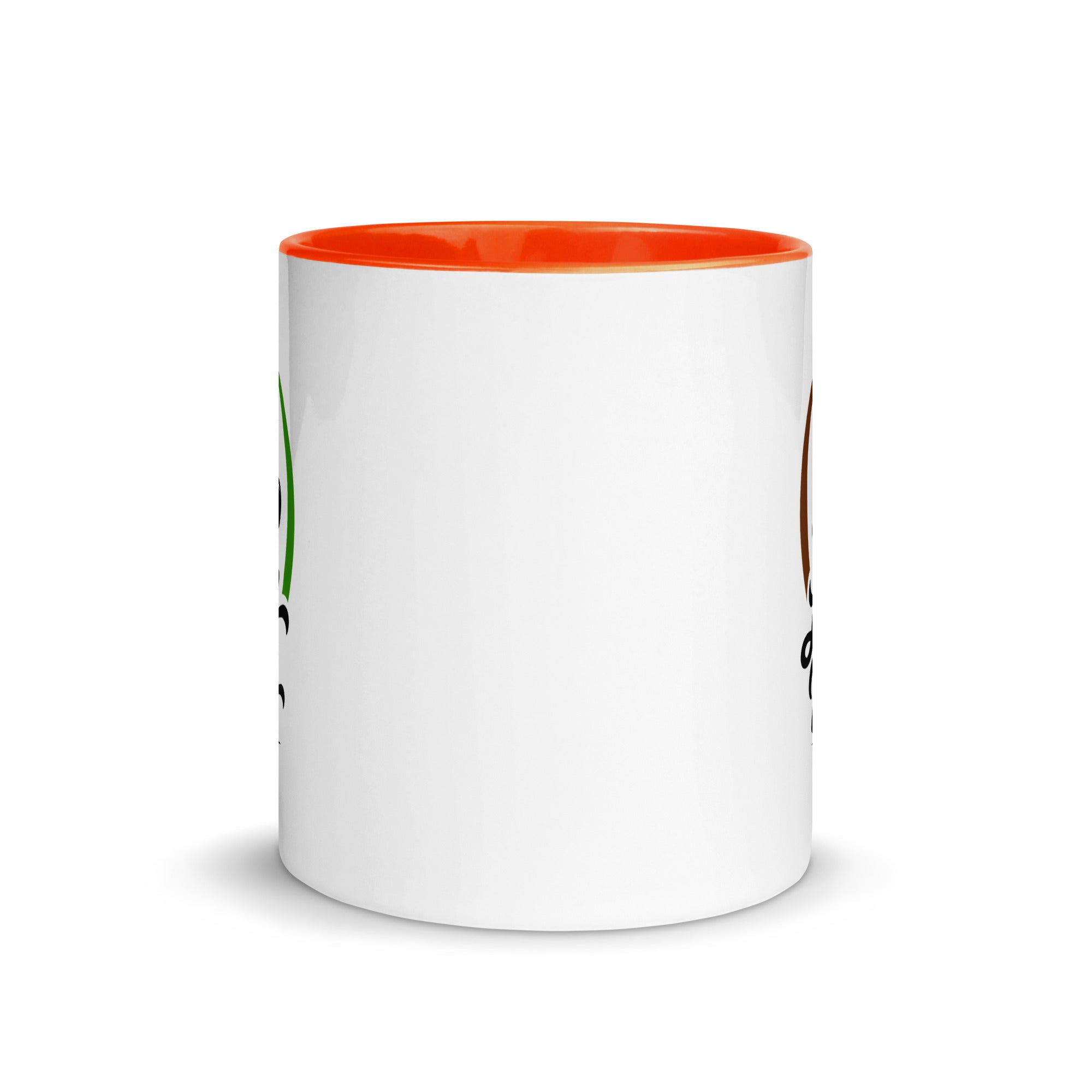 Lucky Ducky Orange Accent Ceramic Mug - Lucky Ducky Coffee - Palm Springs