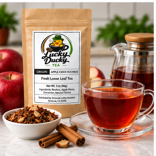 Lucky Ducky Tea Apple Cider Rooibos lifestyle product photo