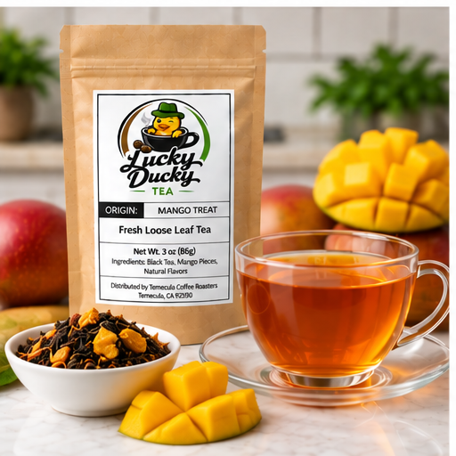 Lucky Ducky Tea Mango Treat lifestyle product photo