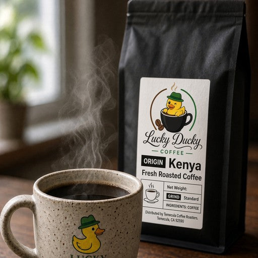 Lucky Ducky Coffee Kenya coffee lifestyle scene