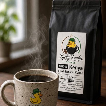 Lucky Ducky Coffee Kenya coffee lifestyle scene