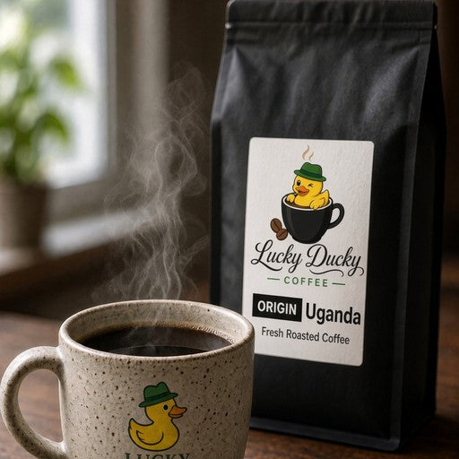 Lucky Ducky Coffee Uganda Single Origin coffee lifestyle scene