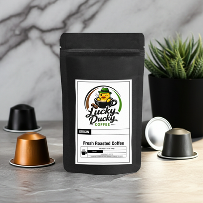 12 Pack Single Serve Coffee Capsules - Lucky Ducky Coffee - Palm Springs
