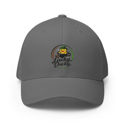 Lucky Ducky Structured Stretch Cap - Lucky Ducky Coffee - Palm Springs