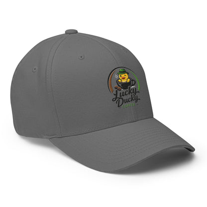 Lucky Ducky Structured Stretch Cap - Lucky Ducky Coffee - Palm Springs