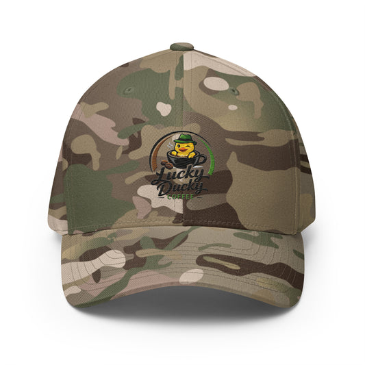 Lucky Ducky Structured Stretch Cap - Lucky Ducky Coffee - Palm Springs