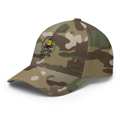 Lucky Ducky Structured Stretch Cap - Lucky Ducky Coffee - Palm Springs