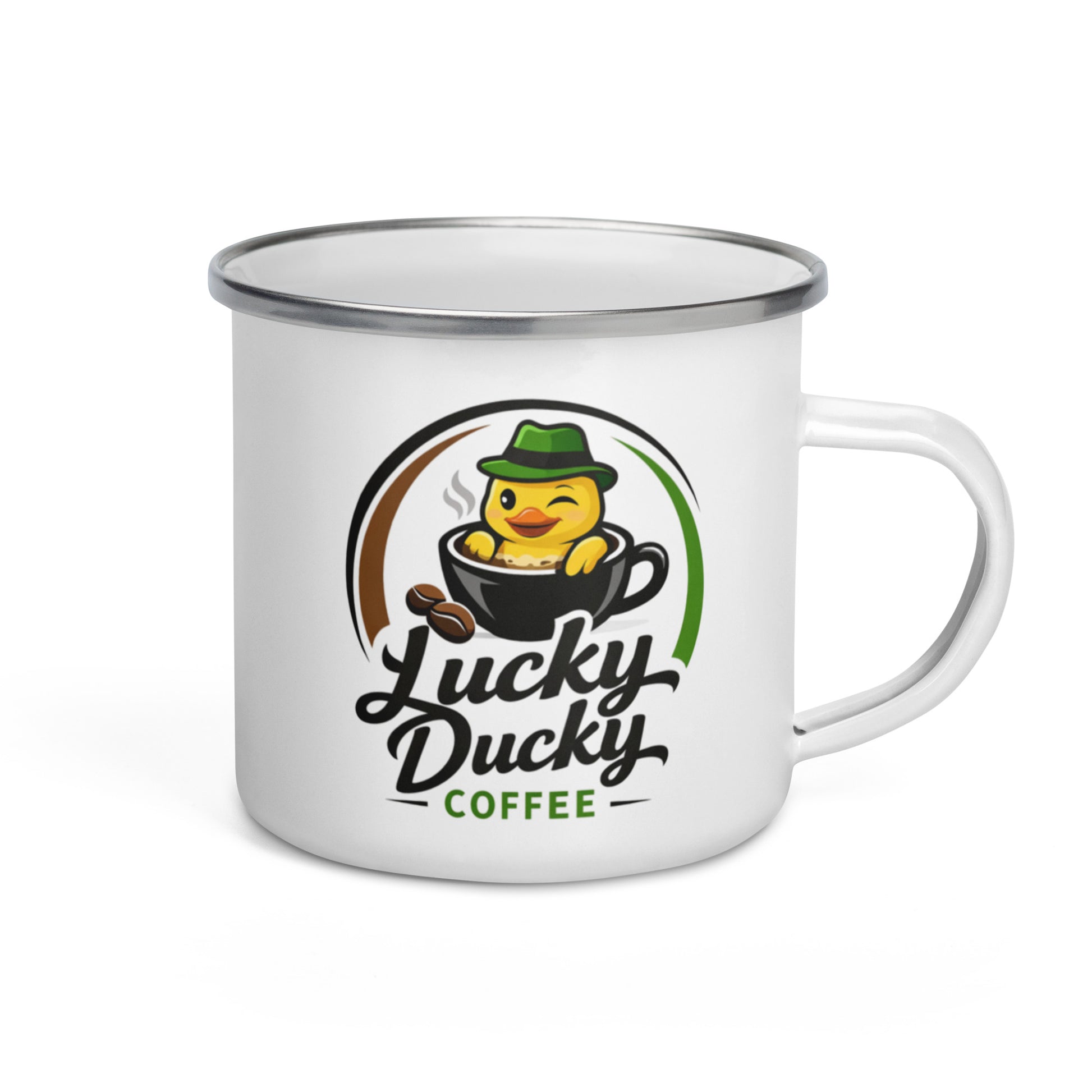 Lucky Ducky Enamel Camper Mug - Lucky Ducky Coffee - Palm Springs
