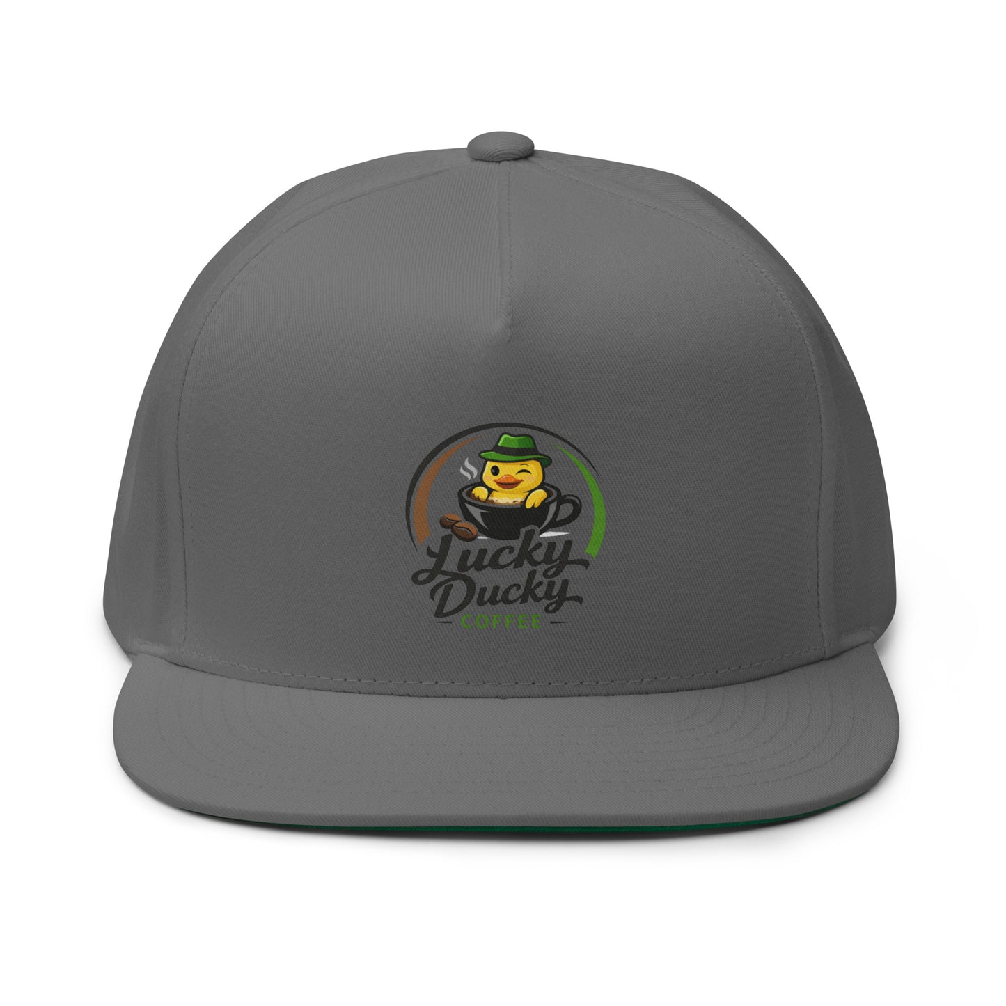 Lucky Ducky Flat Bill Cap - Lucky Ducky Coffee - Palm Springs