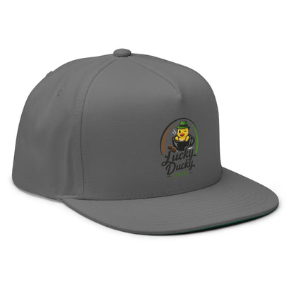Lucky Ducky Flat Bill Cap - Lucky Ducky Coffee - Palm Springs