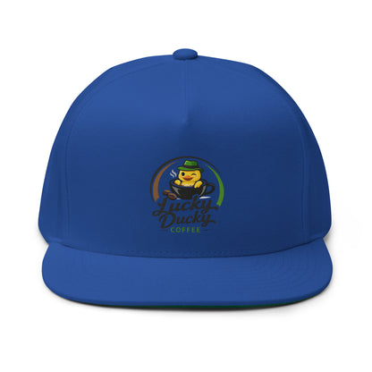 Lucky Ducky Flat Bill Cap - Lucky Ducky Coffee - Palm Springs