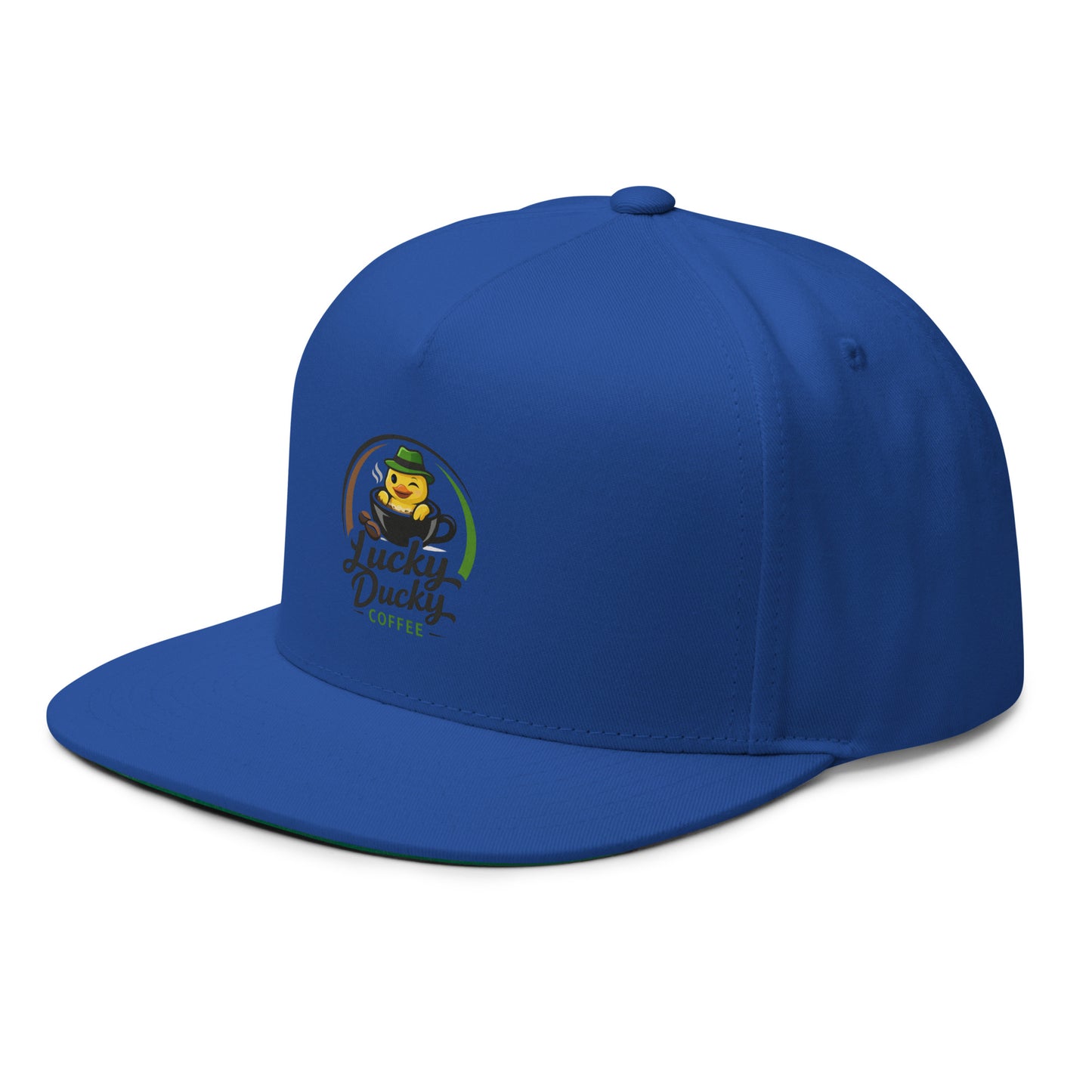 Lucky Ducky Flat Bill Cap - Lucky Ducky Coffee - Palm Springs