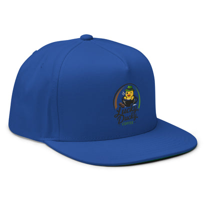 Lucky Ducky Flat Bill Cap - Lucky Ducky Coffee - Palm Springs