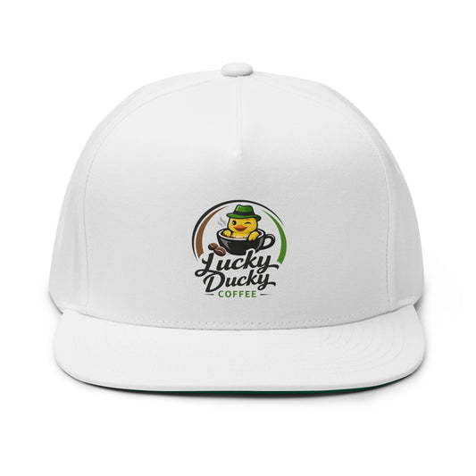 Lucky Ducky Flat Bill Cap - Lucky Ducky Coffee - Palm Springs