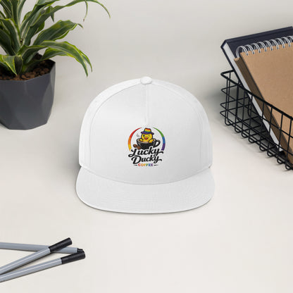Flat Bill Cap - Lucky Ducky Coffee - Palm Springs