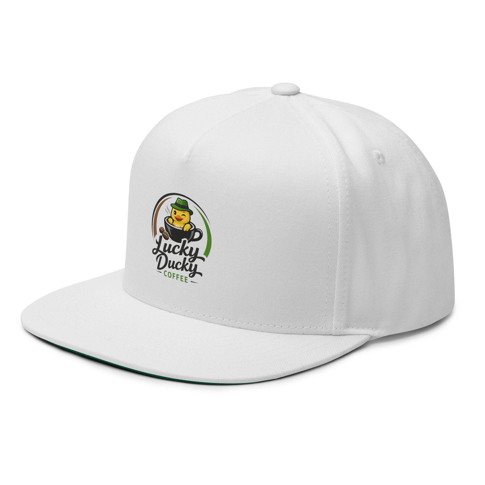 Lucky Ducky Flat Bill Cap - Lucky Ducky Coffee - Palm Springs