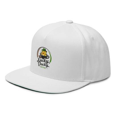Lucky Ducky Flat Bill Cap - Lucky Ducky Coffee - Palm Springs