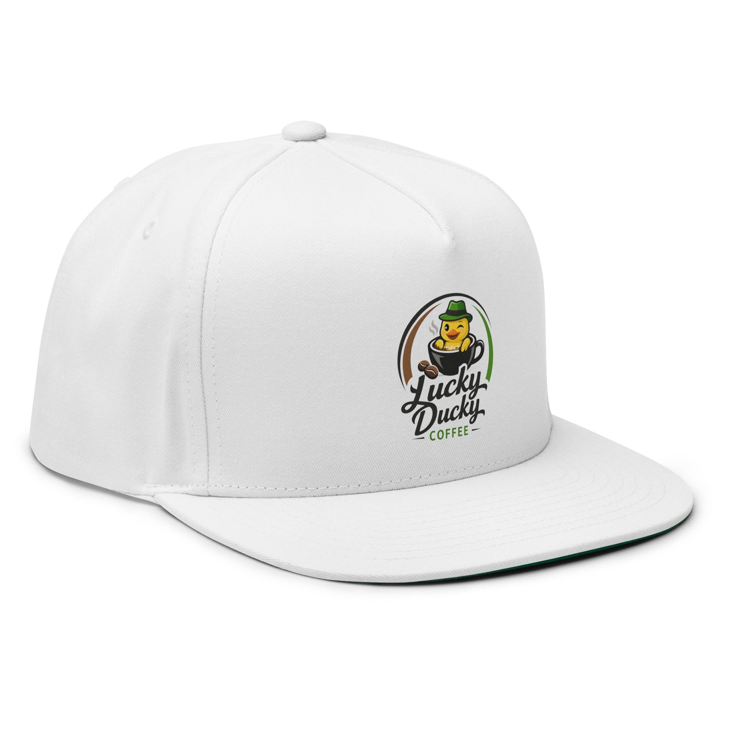 Lucky Ducky Flat Bill Cap - Lucky Ducky Coffee - Palm Springs