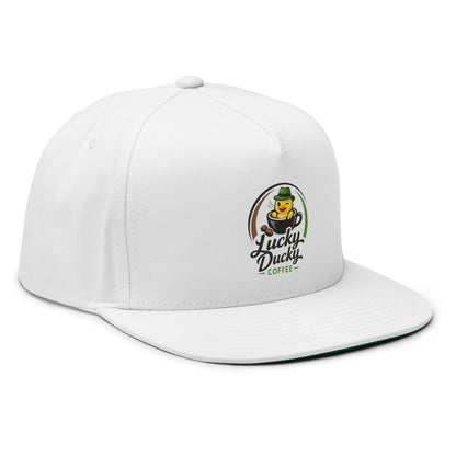 Lucky Ducky Flat Bill Cap - Lucky Ducky Coffee - Palm Springs