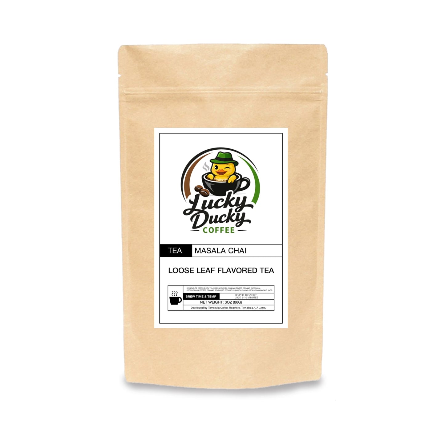 Masala Chai - Lucky Ducky Coffee - Palm Springs