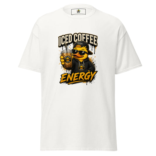 Iced Coffee Energy – Lucky Ducky Coffee Tee - Lucky Ducky Coffee - Palm Springs