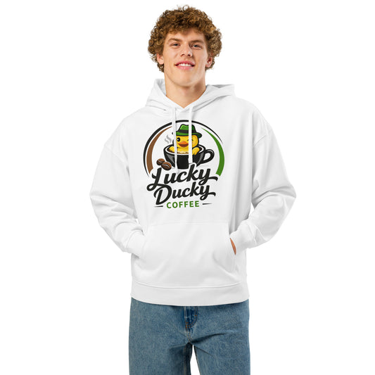 Lucky Ducky Organic Relaxed Hoodie - Lucky Ducky Coffee - Palm Springs