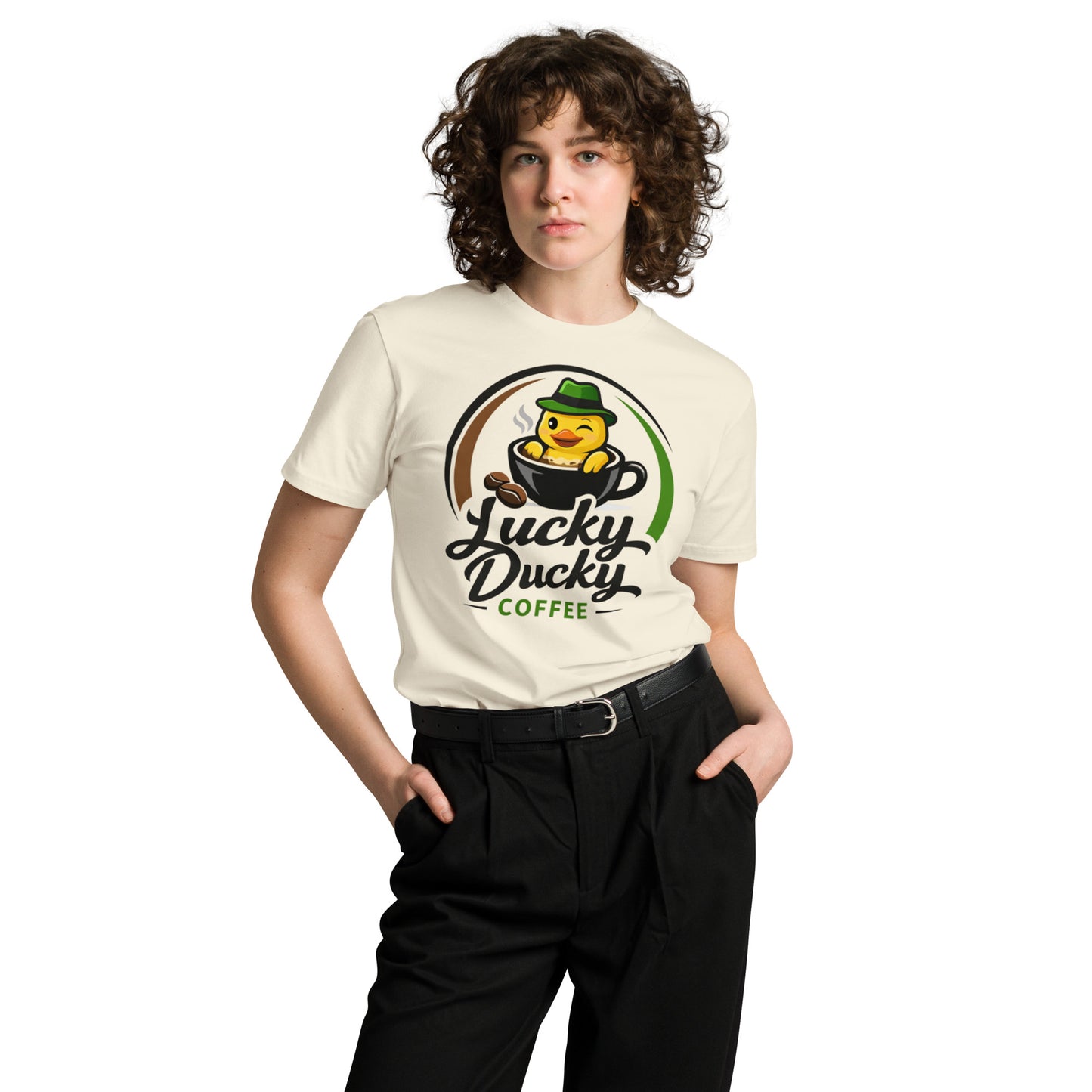 Lucky Ducky Premium Tee - Lucky Ducky Coffee - Palm Springs