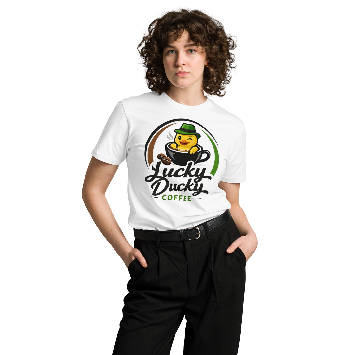 Lucky Ducky Premium Tee - Lucky Ducky Coffee - Palm Springs