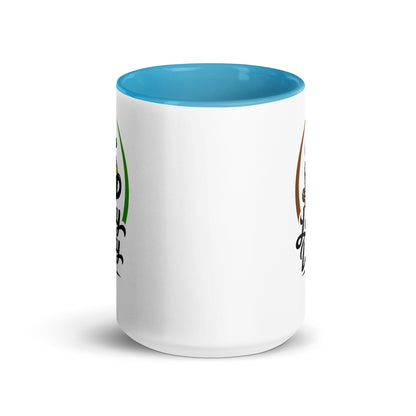 Lucky Ducky Light Blue Accent Ceramic Mug - Lucky Ducky Coffee - Palm Springs