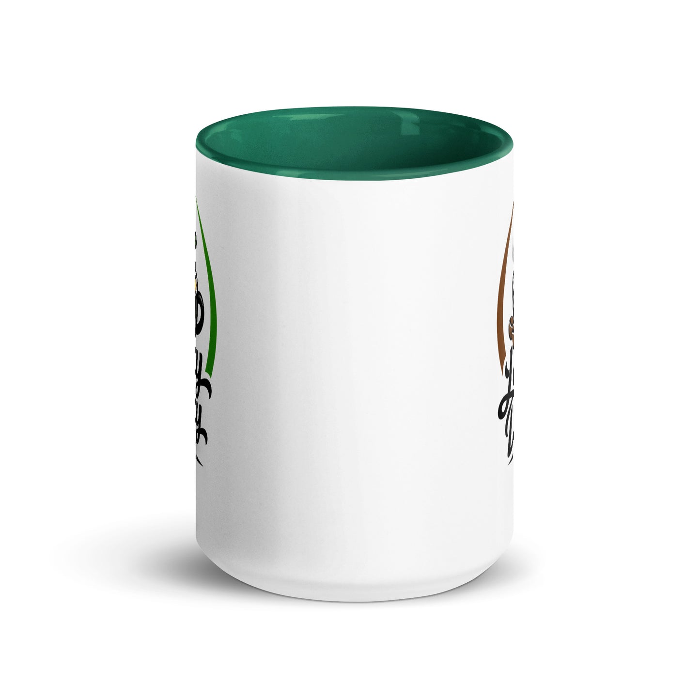 Lucky Ducky Dark Green Accent Ceramic Mug - Lucky Ducky Coffee - Palm Springs